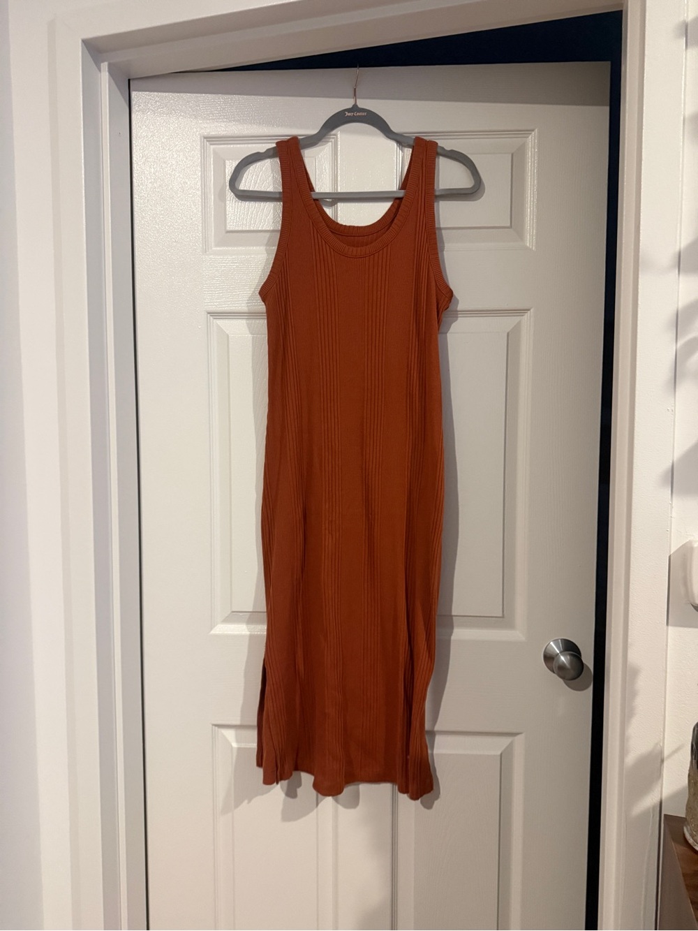 a new day Ribbed Sleeveless Maxi Dress - Rust